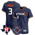 Ldoa H.Astros #3 Jeremy Pe?a Player Navy City Connect Texas Patch Vapor Premier Limited Elite Home Stitched Jerseys