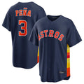 Ldoa H.Astros #3 Jeremy Pe?a Player Navy Home Game Stitched Jerseys