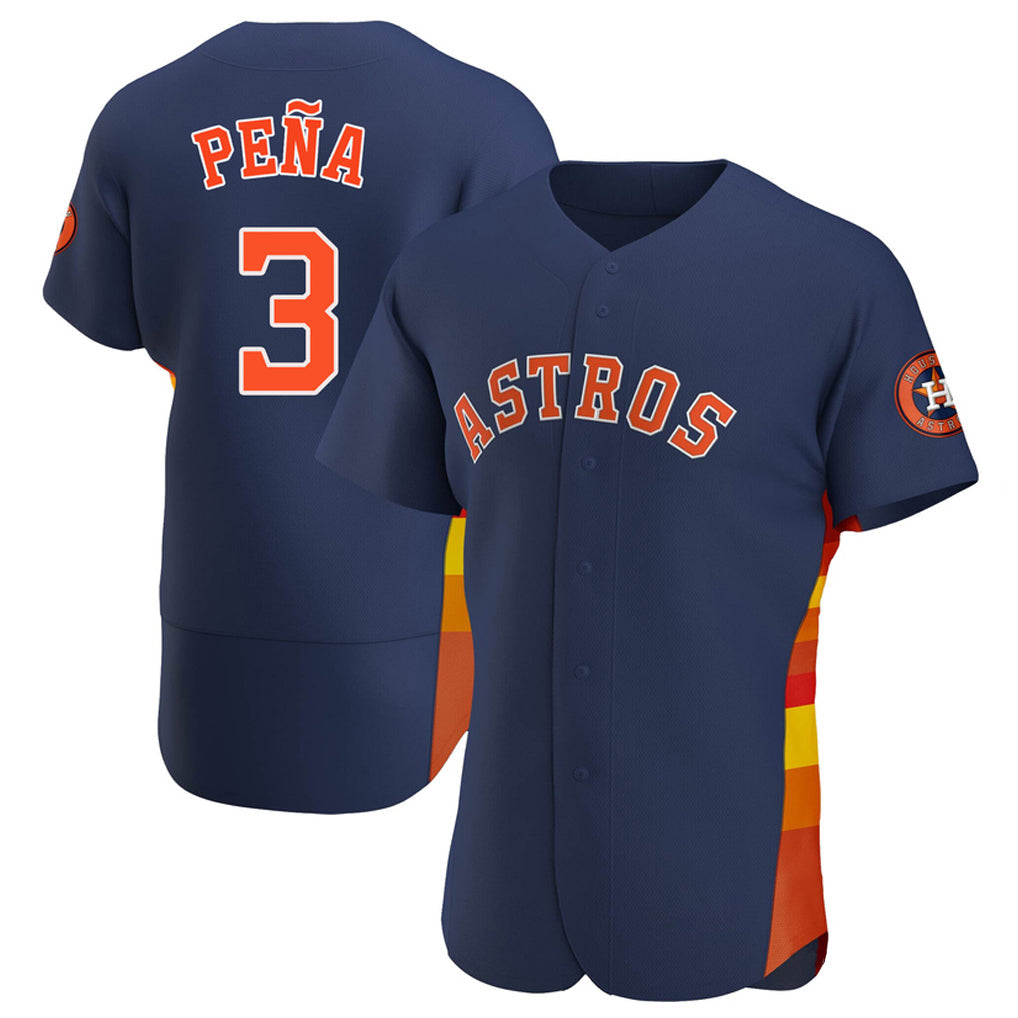 Ldoa H.Astros #3 Jeremy Pe?a Player Navy Home Limited Elite Stitched Jerseys