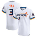 Ldoa H.Astros #3 Jeremy Pe?a Player White City Connect Limited Elite Home Stitched Jerseys