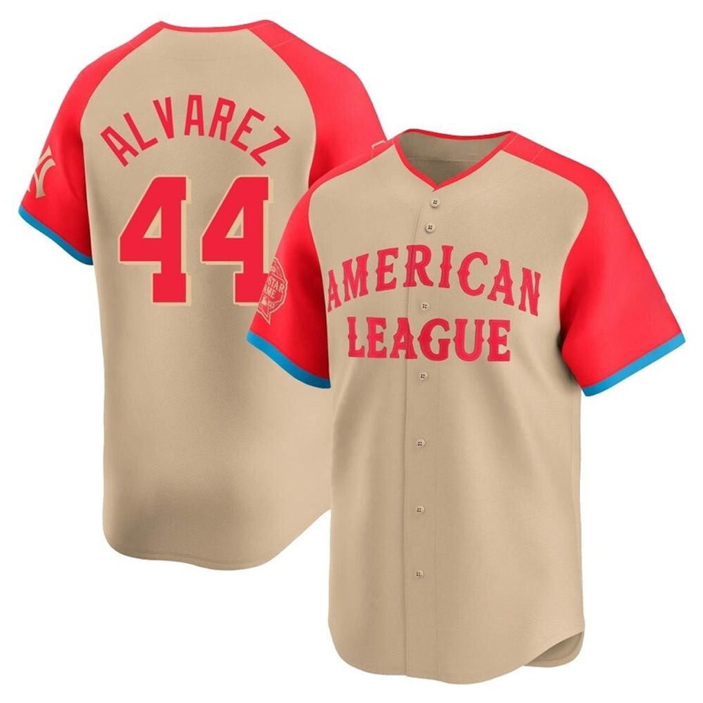 Ldoa H.Astros #44 Yordan Alvarez Player Cream American League All-Star Game Limited Stitched Jerseys