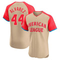 Ldoa H.Astros #44 Yordan Alvarez Player Cream American League All-Star Limited Elite Home Stitched Jerseys