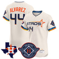 Ldoa H.Astros #44 Yordan Alvarez Player Cream City Connect Texas Patch Vapor Premier Limited Elite Home Stitched Jerseys