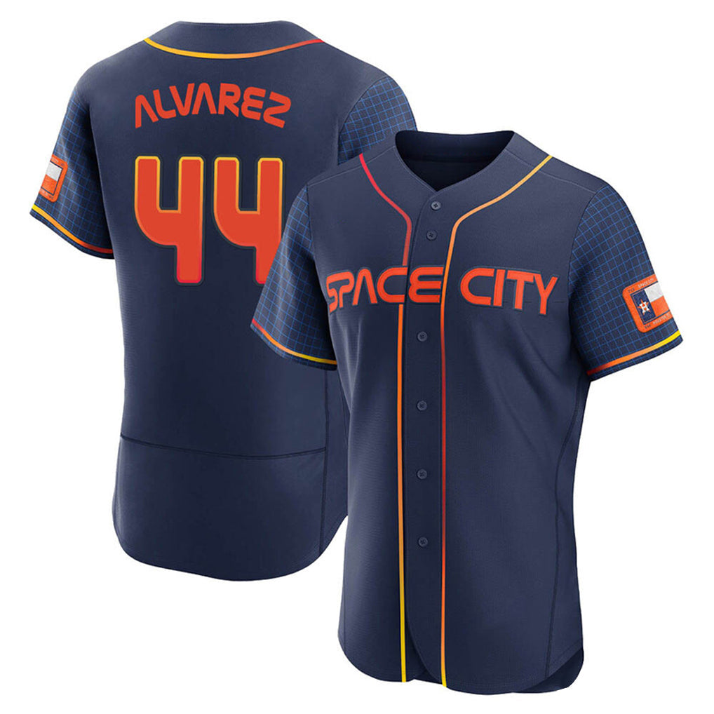 Ldoa H.Astros #44 Yordan Alvarez Player Navy City Connect Limited Elite Home Stitched Jerseys