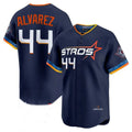 Ldoa H.Astros #44 Yordan Alvarez Player Navy City Connect Limited Home Stitched Jerseys