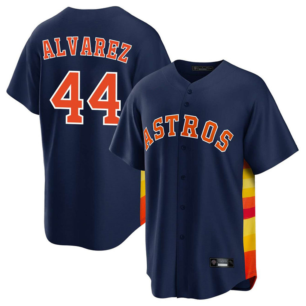 Ldoa H.Astros #44 Yordan Alvarez Player Navy Home Game Stitched Jerseys