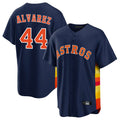 Ldoa H.Astros #44 Yordan Alvarez Player Navy Home Game Stitched Jerseys