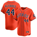Ldoa H.Astros #44 Yordan Alvarez Player Orange Home Limited Stitched Jerseys