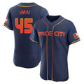 Ldoa H.Astros #45 Tatsuya Imai Player Navy City Connect Limited Elite Home Stitched Jerseys