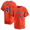 Ldoa H.Astros #45 Tatsuya Imai Player Orange Home Limited Stitched Jerseys