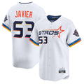 Ldoa H.Astros #53 Cristian Javier Player White City Connect Limited Home Stitched Jerseys