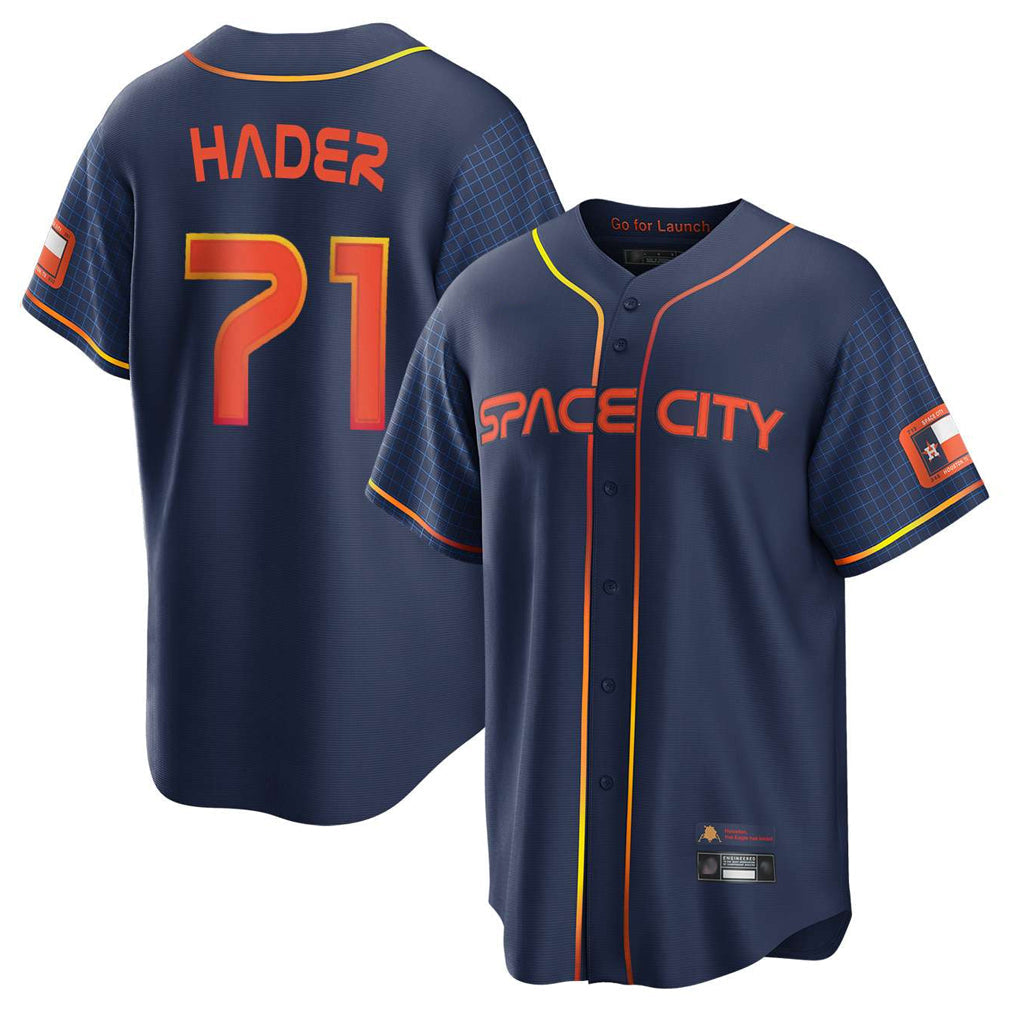 Ldoa H.Astros #71 Josh Hader Player Navy City Connect Home Game Stitched Jerseys