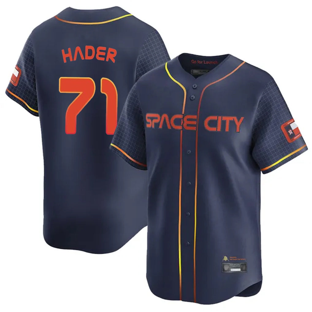Ldoa H.Astros #71 Josh Hader Player Navy City Connect Limited Home Stitched Jerseys