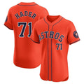 Ldoa H.Astros #71 Josh Hader Player Orange Home Limited Elite Stitched Jerseys