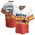 Ldoa H.Astros #71 Josh Hader Player Rainbow Cooperstown Collection T-shirt Stitched Jerseys