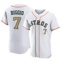 Ldoa H.Astros #7 Craig Biggio Player Gold Collection Limited Elite Home Stitched Jerseys