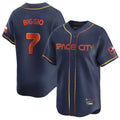 Ldoa H.Astros #7 Craig Biggio Player Navy City Connect Home Limited Stitched Jerseys