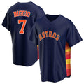 Ldoa H.Astros #7 Craig Biggio Player Navy Home Game Stitched Jerseys