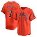 Ldoa H.Astros #7 Craig Biggio Player Orange Home Limited Stitched Jerseys