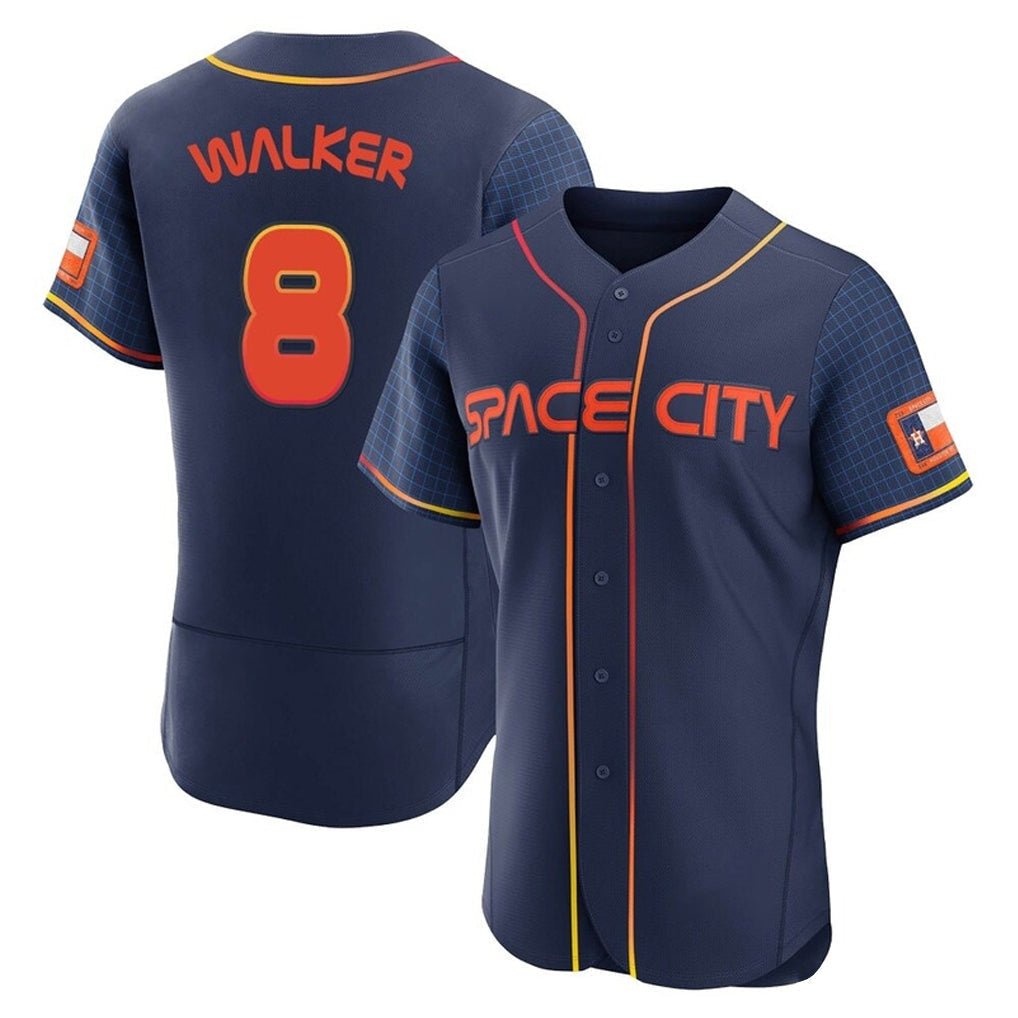 Ldoa H.Astros #8 Christian Walker Player Navy City Connect Limited Elite Home Stitched Jerseys