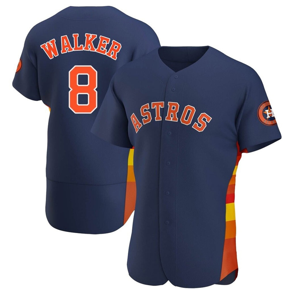 Ldoa H.Astros #8 Christian Walker Player Navy Home Limited Elite Stitched Jerseys