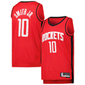 Ldoa H.Rockets #10 Jabari Smith Jr. Red Swingman Stitched Jerseys-Icon Edition