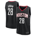 Ldoa H.Rockets #28 Alperen Sengun Black Fast Break Replica Player Stitched Jerseys-Statement Edition