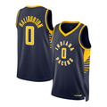 Ldoa I.Pacers #0 Tyrese Haliburton Navy Swingman Jerseys - Icon Edition
