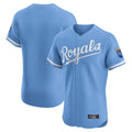 Ldoa KC.Royals Light Blue Alt Limited Elite Blank Player Stitched Jerseys