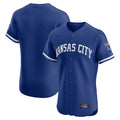 Ldoa KC.Royals Royal Limited Elite Home Blank Player Stitched Jerseys