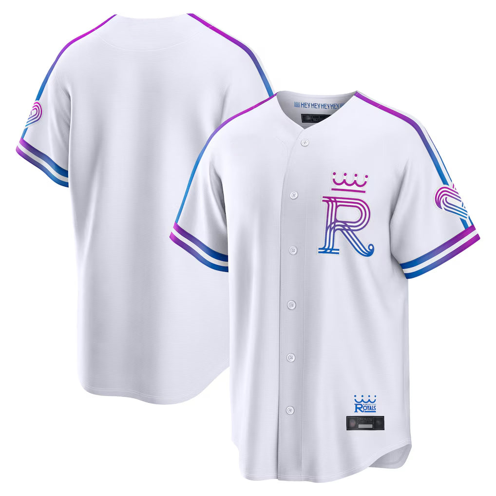 Ldoa KC.Royals White 2026 City Connect Limited Home Blank Player Stitched Jerseys