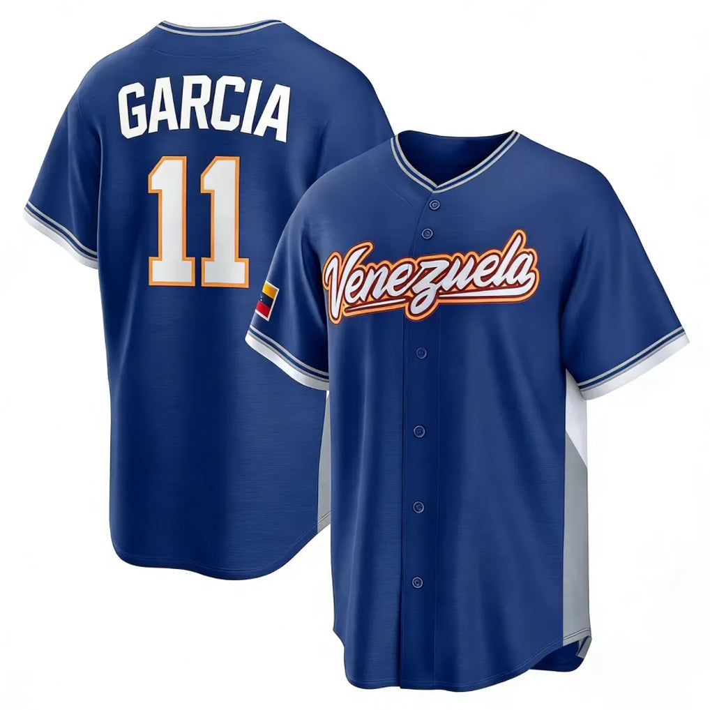Ldoa KC.Royals #11 Maikel Garcia Player Navy 2026 World Classic Home Stitched Jerseys