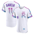 Ldoa KC.Royals #11 Maikel Garcia Player White 2026 City Connect Limited Elite Home Stitched Jerseys