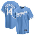 Ldoa KC.Royals #14 Jac Caglianone Player Light Blue Home Game Stitched Jerseys