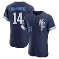 Ldoa KC.Royals #14 Jac Caglianone Player Navy City Connect Limited Elite Home Stitched Jerseys