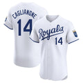 Ldoa KC.Royals #14 Jac Caglianone Player White Alt Limited Elite Home Stitched Jerseys