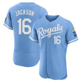 Ldoa KC.Royals #16 Bo Jackson Player Light Blue Alt Limited Elite Home Stitched Jerseys