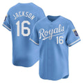 Ldoa KC.Royals #16 Bo Jackson Player Light Blue Alt Limited Home Stitched Jerseys