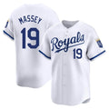 Ldoa KC.Royals #19 Michael Massey Player White Alt Limited Home Stitched Jerseys