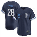 Ldoa KC.Royals #28 Kyle Isbel Player Navy City Connect Limited Home Stitched Jerseys