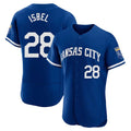 Ldoa KC.Royals #28 Kyle Isbel Player Royal City Connect Limited Elite Home Game Stitched Jerseys