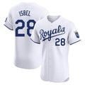 Ldoa KC.Royals #28 Kyle Isbel Player White Alt Limited Elite Home Stitched Jerseys