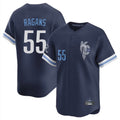 Ldoa KC.Royals #55 Cole Ragans Player Navy City Connect Limited Home Stitched Jerseys