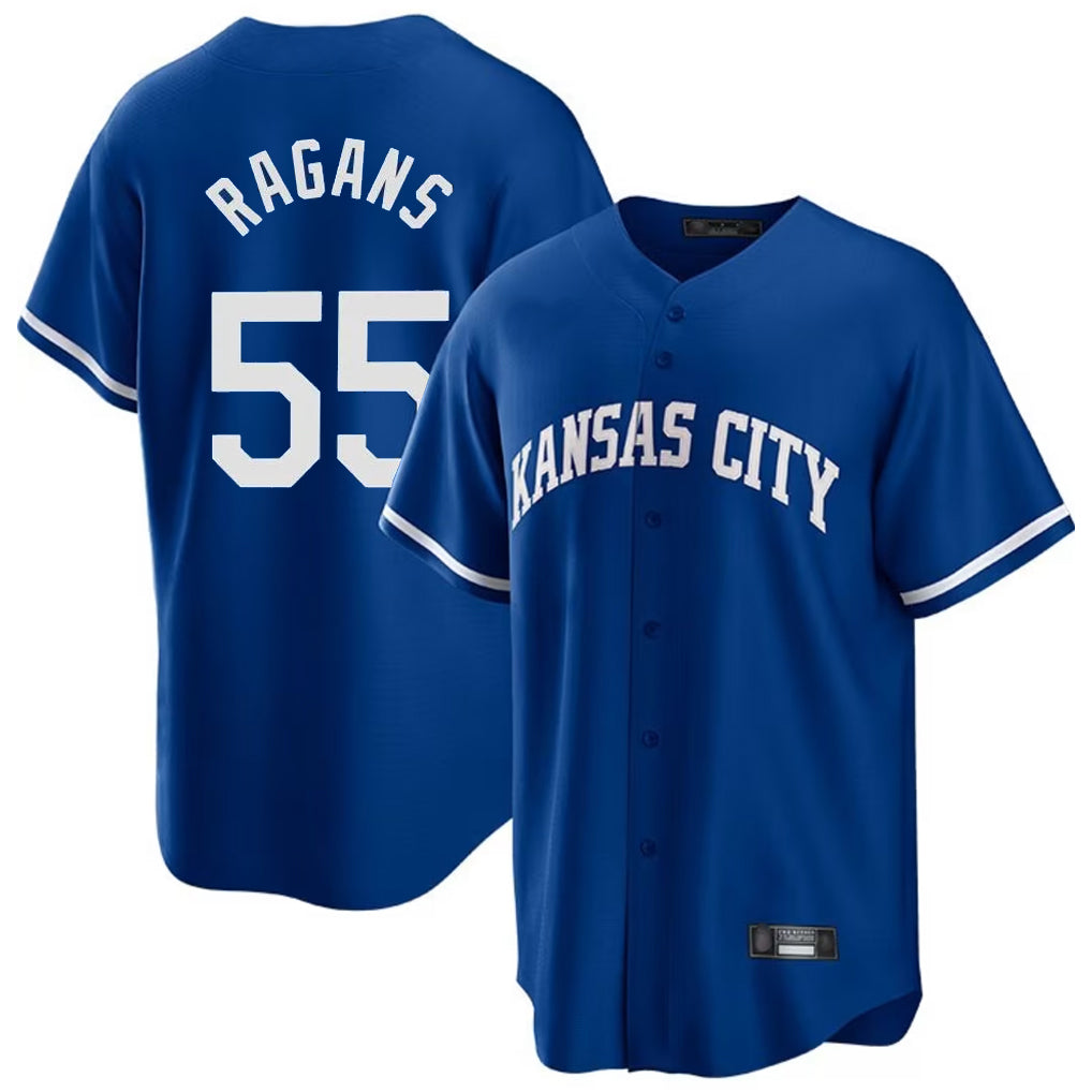 Ldoa KC.Royals #55 Cole Ragans Player Royal Game Home Stitched Jerseys
