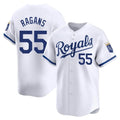 Ldoa KC.Royals #55 Cole Ragans Player White Alt Limited Home Stitched Jerseys