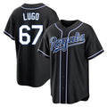 Ldoa KC.Royals #67 Seth Lugo Player Black Carbon Fashion Home Game Stitched Jerseys