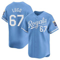 Ldoa KC.Royals #67 Seth Lugo Player Light Blue Alt Limited Home Stitched Jerseys
