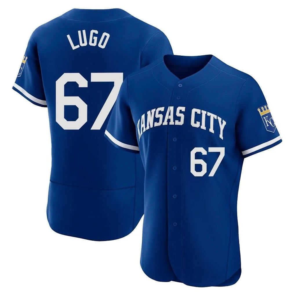 Ldoa KC.Royals #67 Seth Lugo Player Royal Limited Elite Home Stitched Jerseys