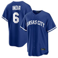 Ldoa KC.Royals #6 Jonathan India Player Royal Game Home Stitched Jerseys