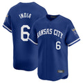 Ldoa KC.Royals #6 Jonathan India Player Royal Limited Home Stitched Jerseys